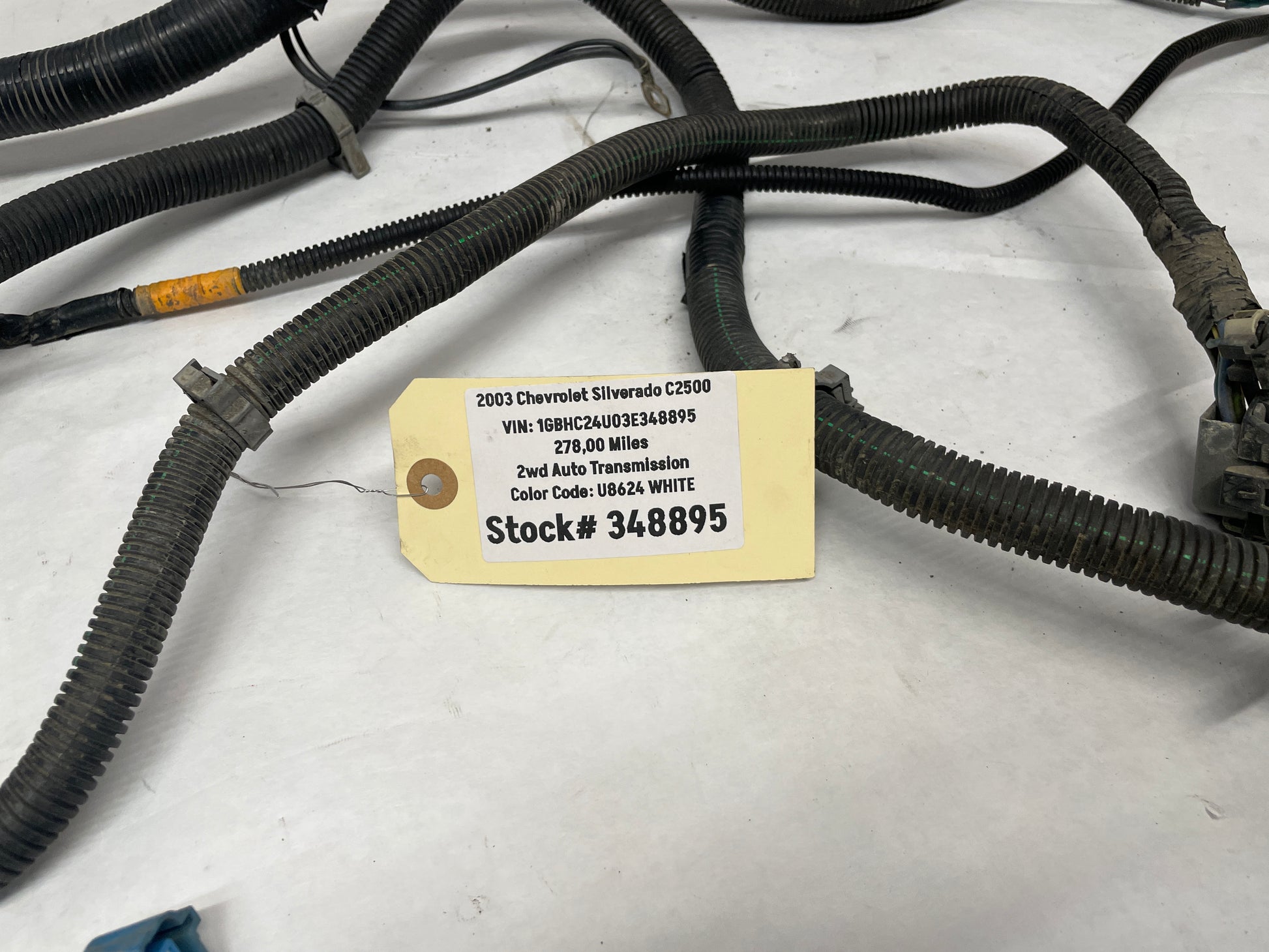 2003 Chevy Silverado C3500 Front Chassis Wire Wiring Harness OEM - Day's Parts Yard