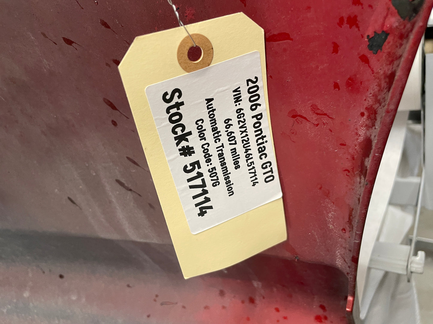 2006 Pontiac GTO Rear Bumper Cover w/ Lower Insert Valance Diffuser Panel OEM