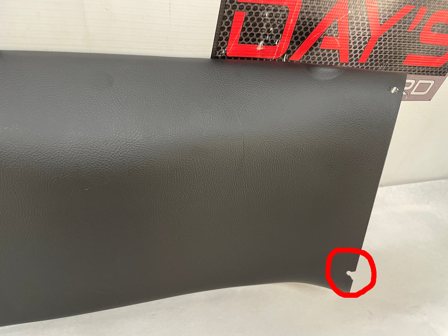 2008 Chevy C6 Corvette Rear Halo Headliner Interior Roof Trim Panel OEM