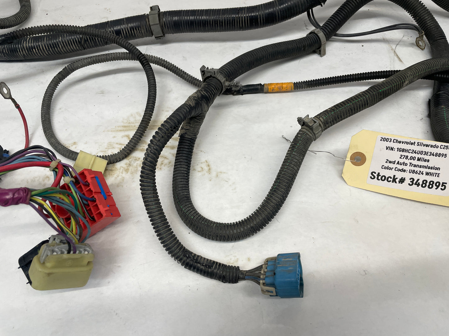 2003 Chevy Silverado C3500 Front Chassis Wire Wiring Harness OEM - Day's Parts Yard