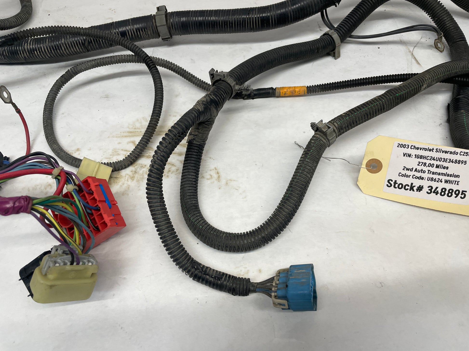 2003 Chevy Silverado C3500 Front Chassis Wire Wiring Harness OEM - Day's Parts Yard