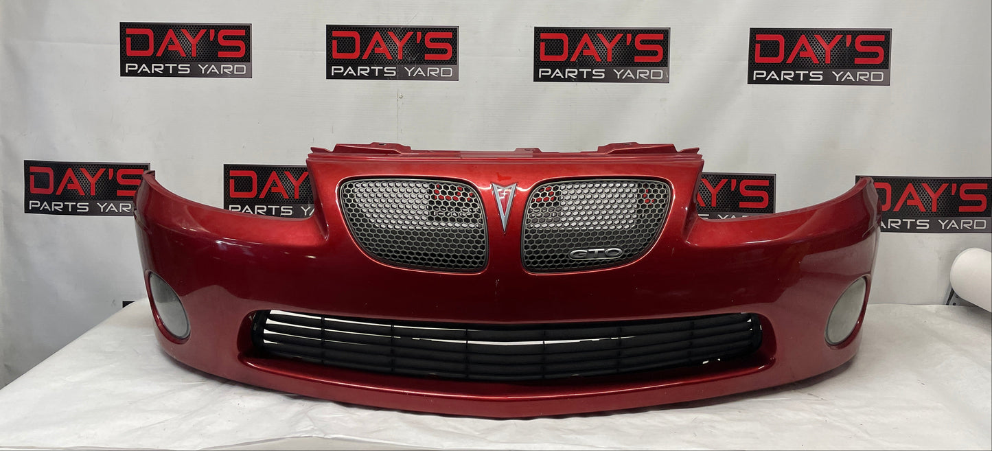 2006 Pontiac GTO Complete Front Bumper Cover Fascia OEM