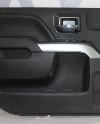 2018 Chevy Silverado C1500 Front LH Driver Door Panel w/ Controls OEM
