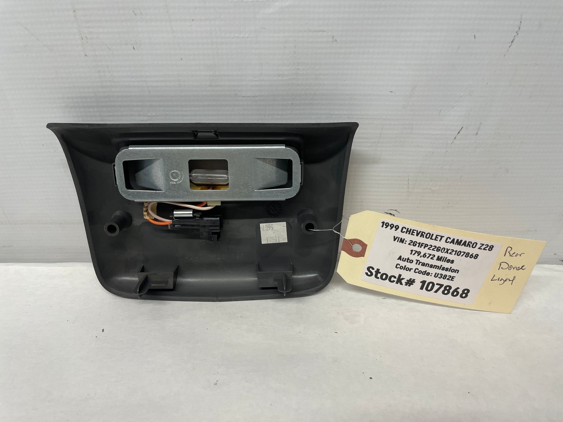 1999 Chevy Camaro Z28 Dome Light Graphite Gray Grey OEM - Day's Parts Yard