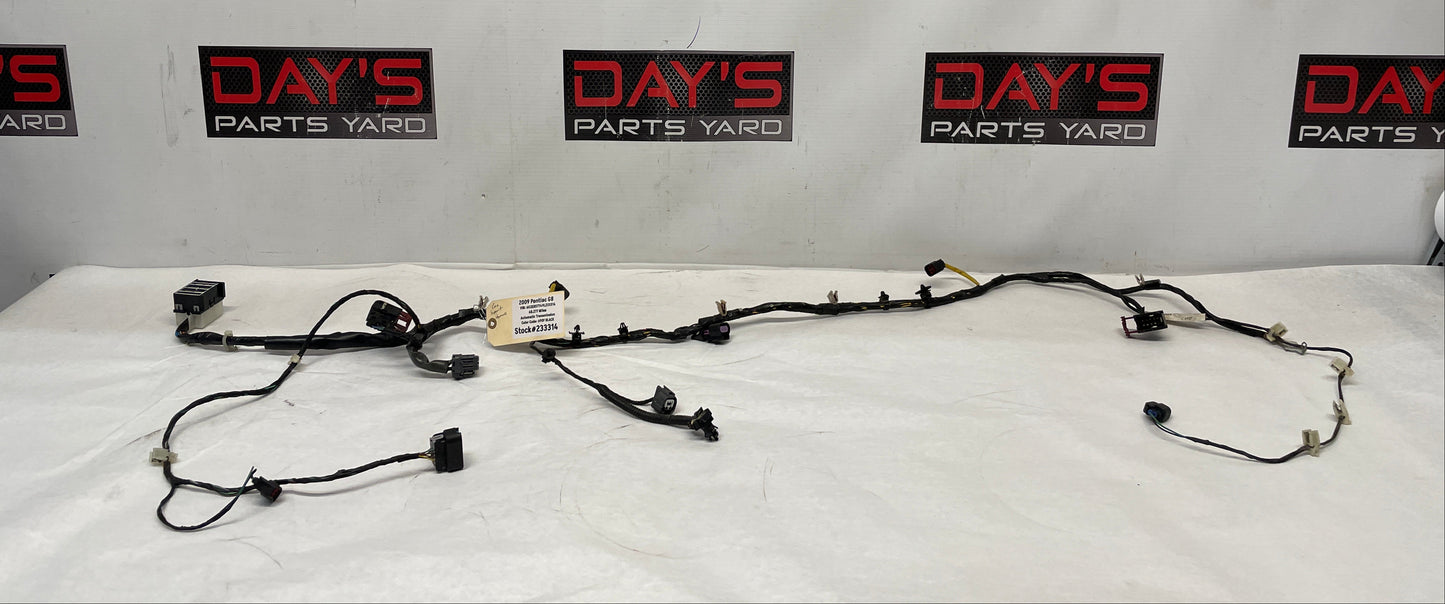 2009 Pontiac G8 Radiator Core Support Head Light Lamp Wiring Wire Harness OEM - Day's Parts Yard