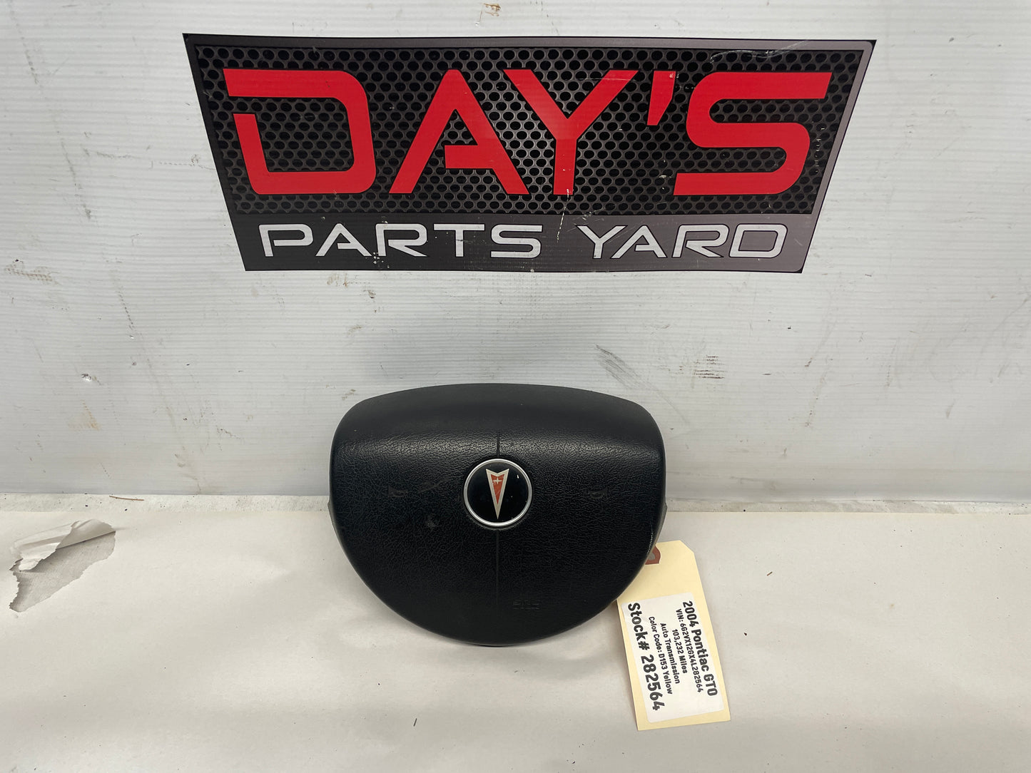 2005 Pontiac GTO Steering Wheel Airbag Air Bag OEM - Day's Parts Yard
