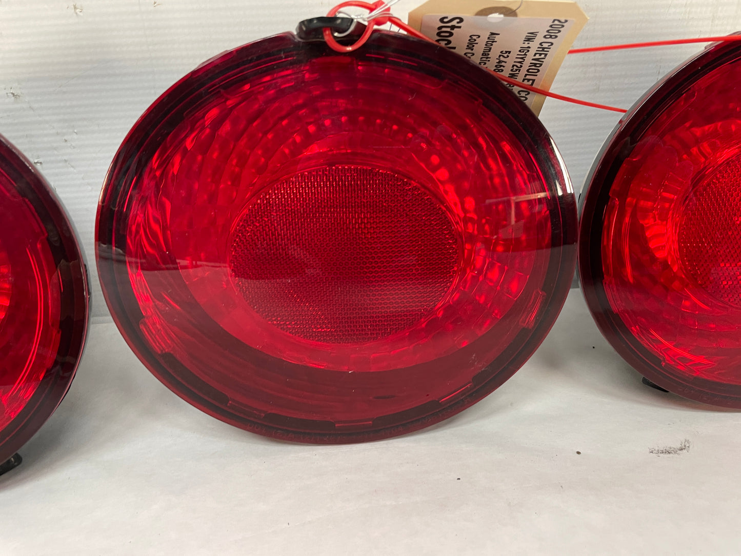 2008 Chevy C6 Corvette LH & RH Taillight Tail Light Lamp Set Factory OEM