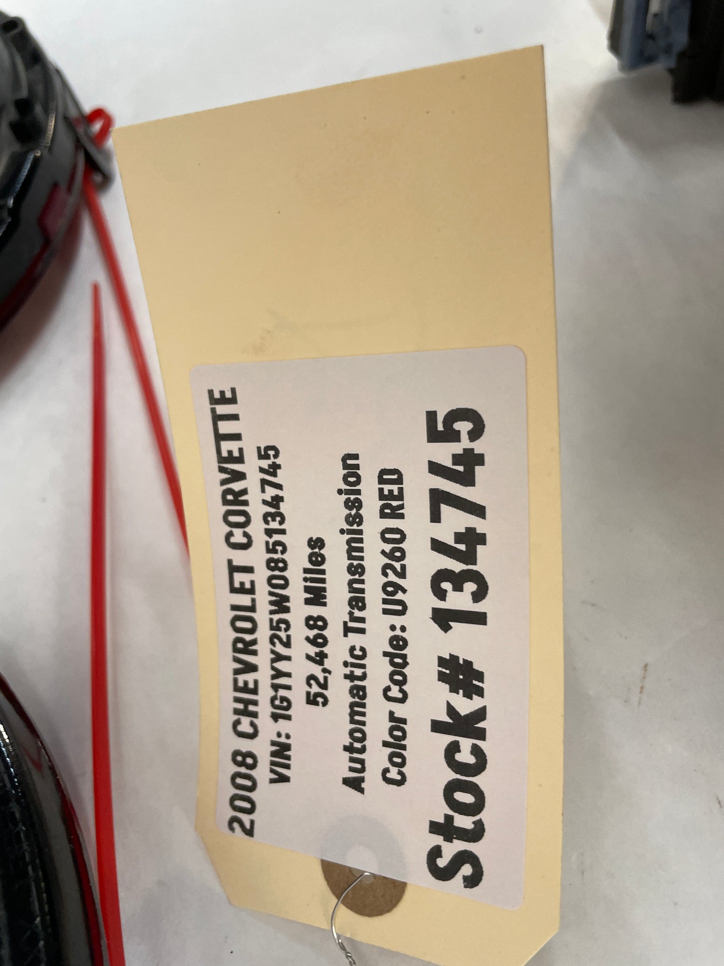 2008 Chevy C6 Corvette LH & RH Taillight Tail Light Lamp Set Factory OEM