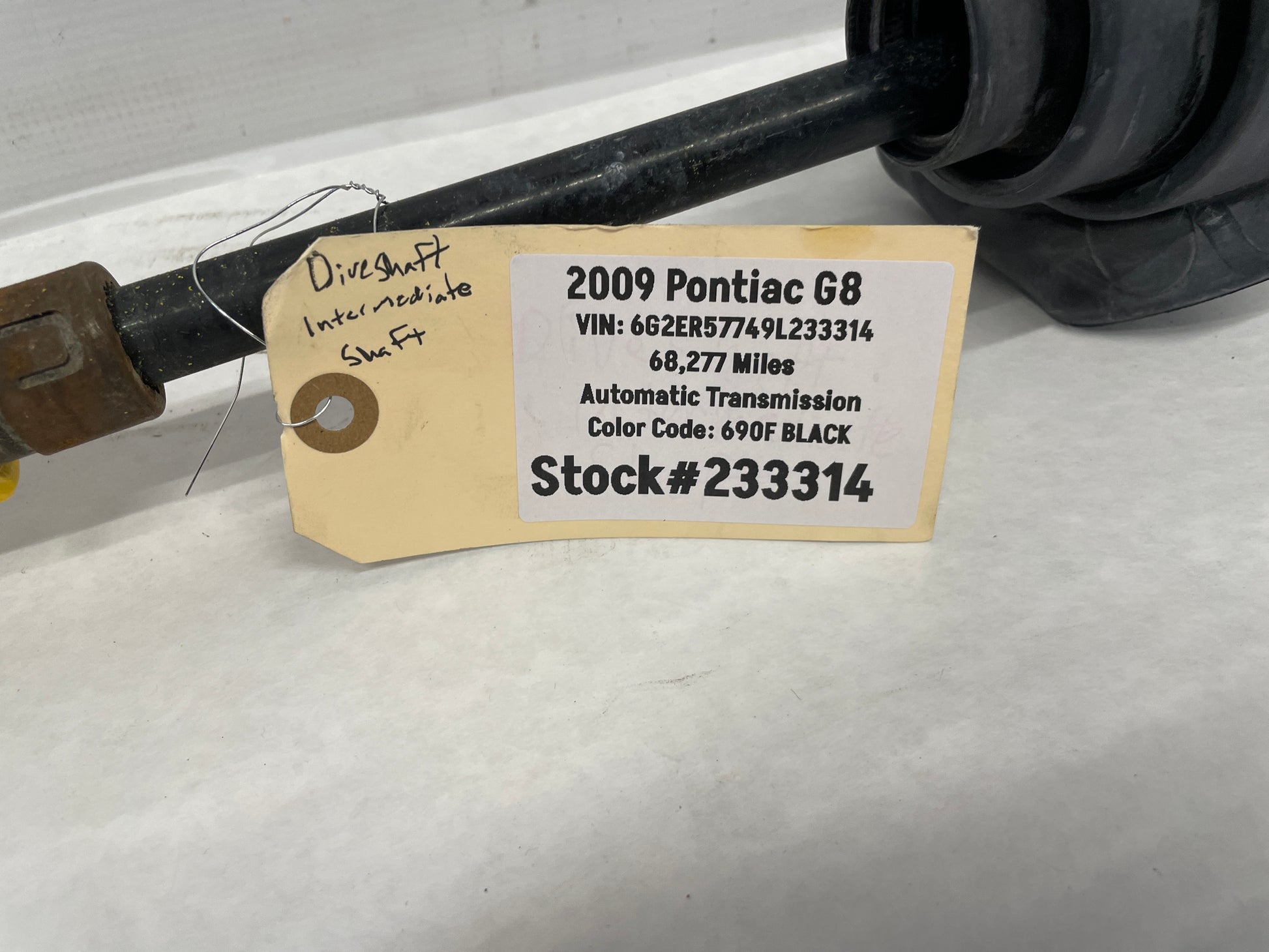 2009 Pontiac G8 Steering Column Intermediate Prop Shaft OEM - Day's Parts Yard