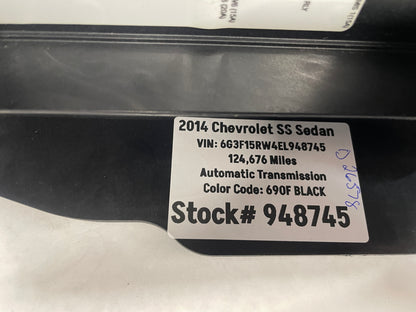 2014 Chevy SS Sedan Engine Bay Fuse Box Block Relay Cover Lid OEM