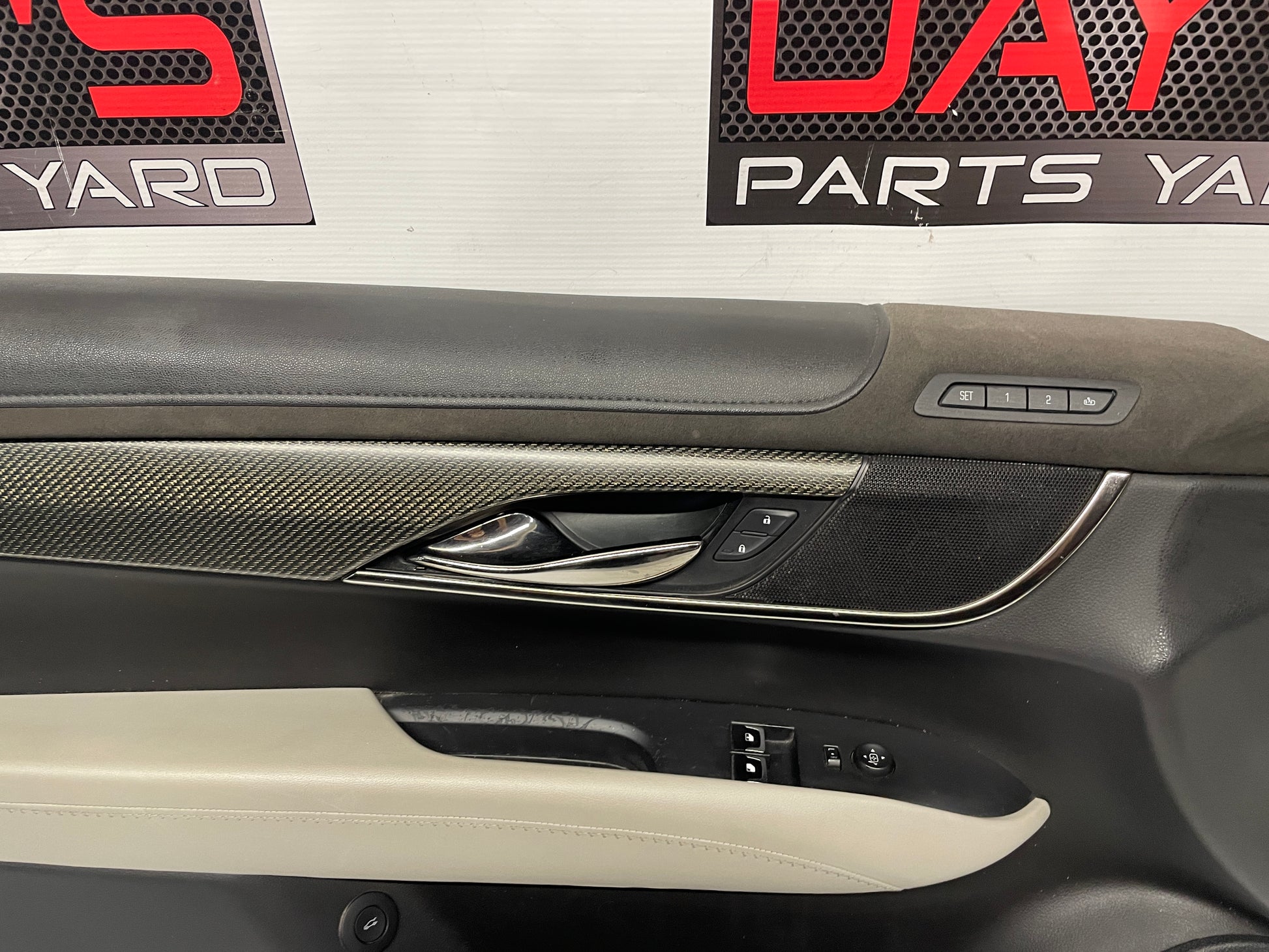2016 Cadillac ATS-V Coupe LH Driver Front Inter Door Panel Trim OEM - Day's Parts Yard