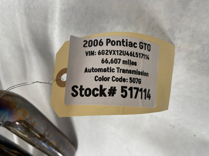 2006 Pontiac GTO Long Tube Exhaust Headers w/ Connection Pipes