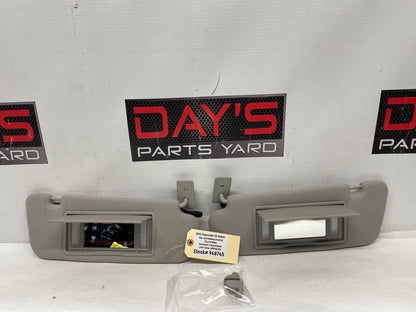 2014 Chevy SS Sedan RH & LH Sun Visor Sunvisor Shade Set w/ Clips OEM
