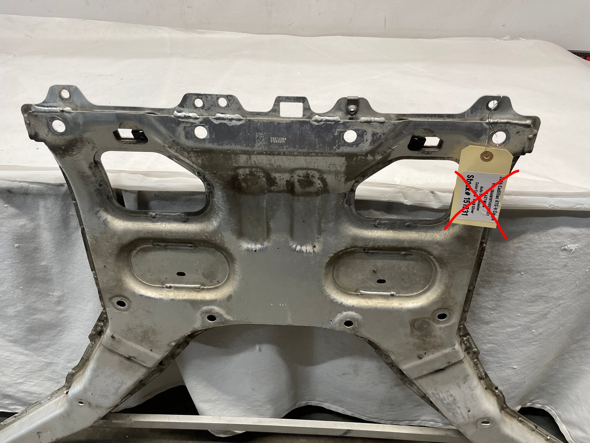 2017 Chevy Camaro SS Front Cradle Support Plate Cradle Lower Shear Shield OEM - Day's Parts Yard