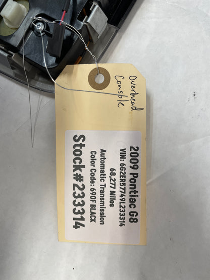 2009 Pontiac G8 Overhead Over Head Console Dome Light OEM - Day's Parts Yard