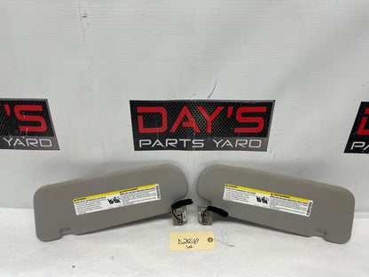 2014 Chevy SS Sedan RH & LH Sun Visor Sunvisor Shade Set w/ Clips OEM