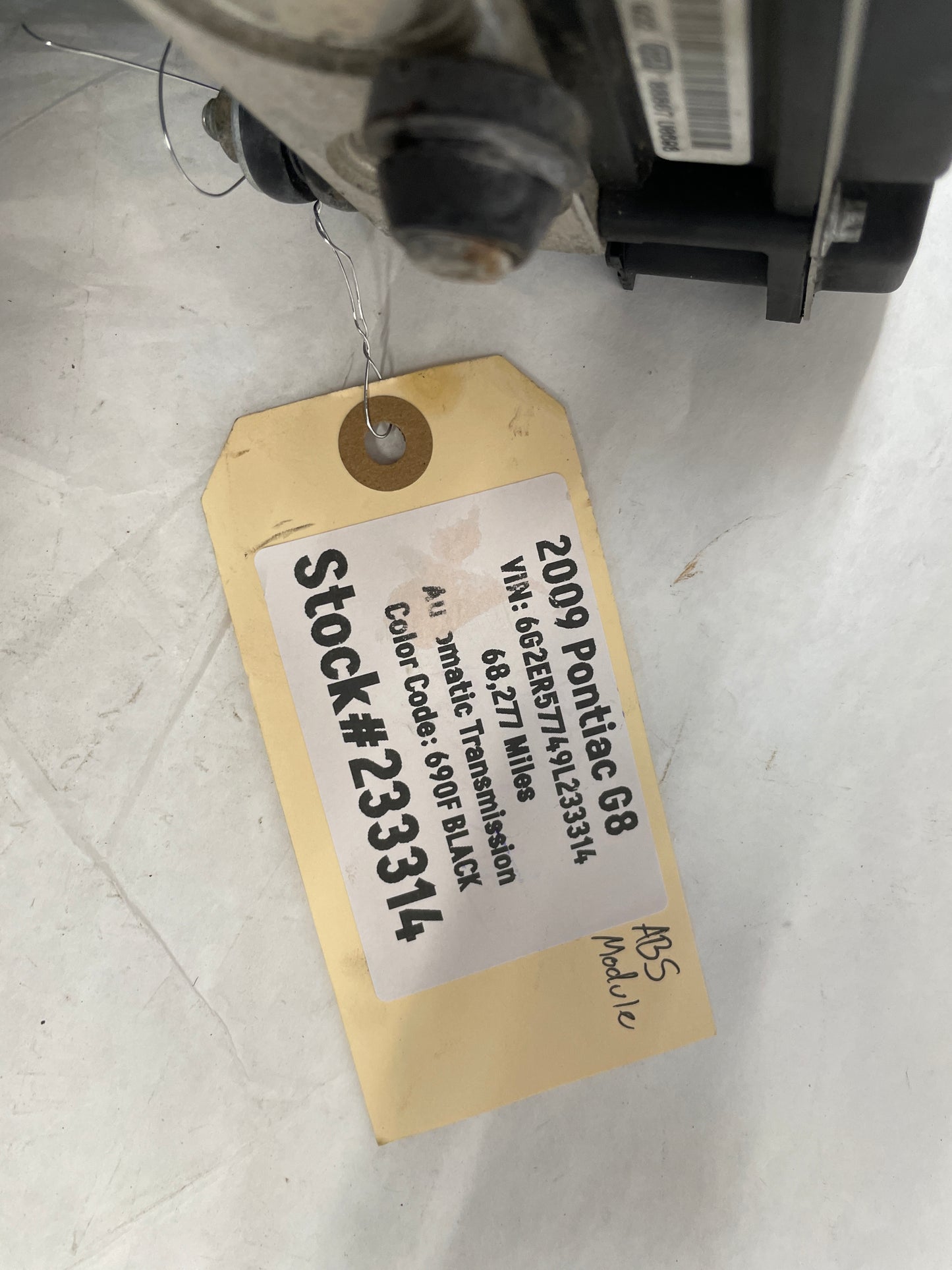 2009 Pontiac G8 ABS Anti Lock Brake Pump Unit Assembly OEM - Day's Parts Yard