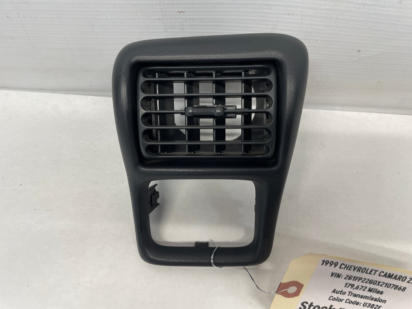 1999 Chevy Camaro Z28 Headlight Switch Bezel LH Dash Vent Graphite Gray OEM
