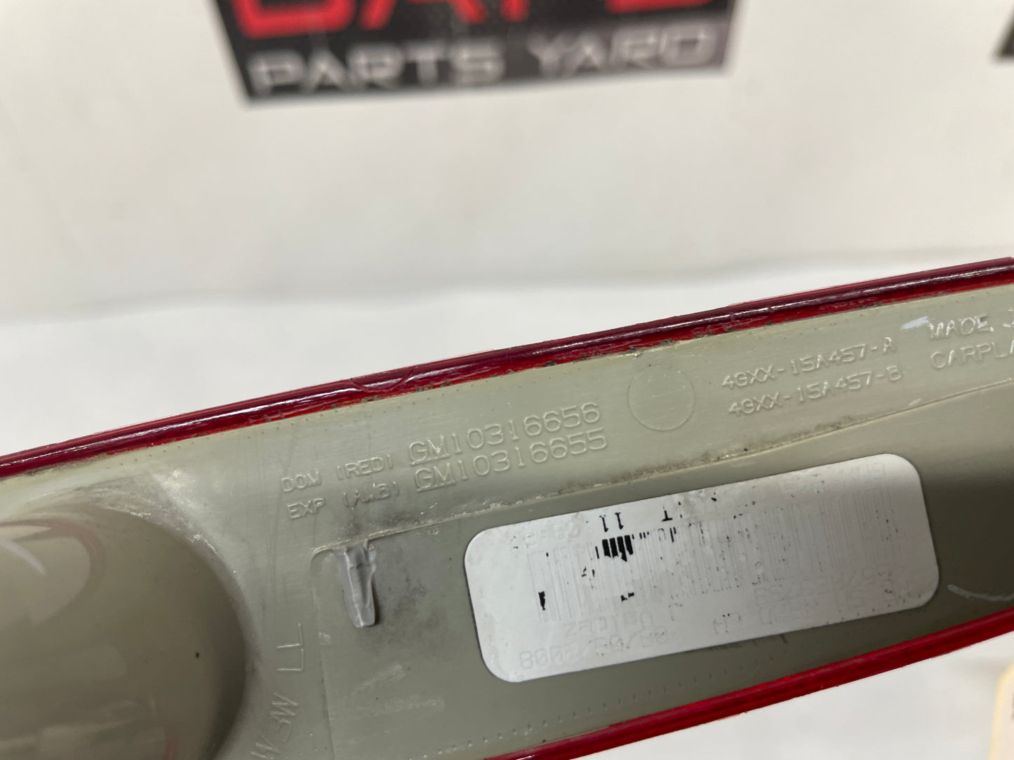 2008 Chevy C6 Corvette LH Driver Rear Quarter Side Marker Light Lamp OEM