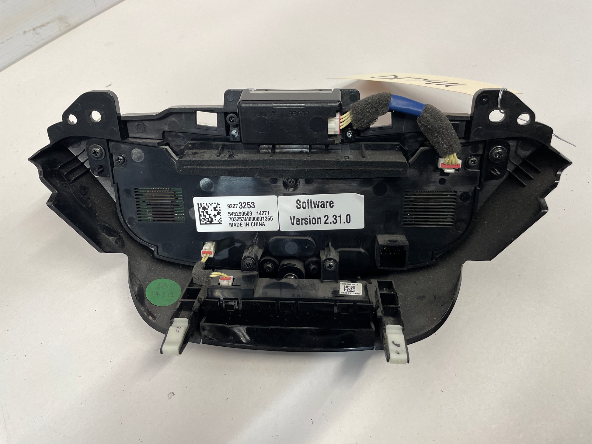 2015 Chevy SS Sedan HVAC Heat & A/C Controls Unit OEM - Day's Parts Yard