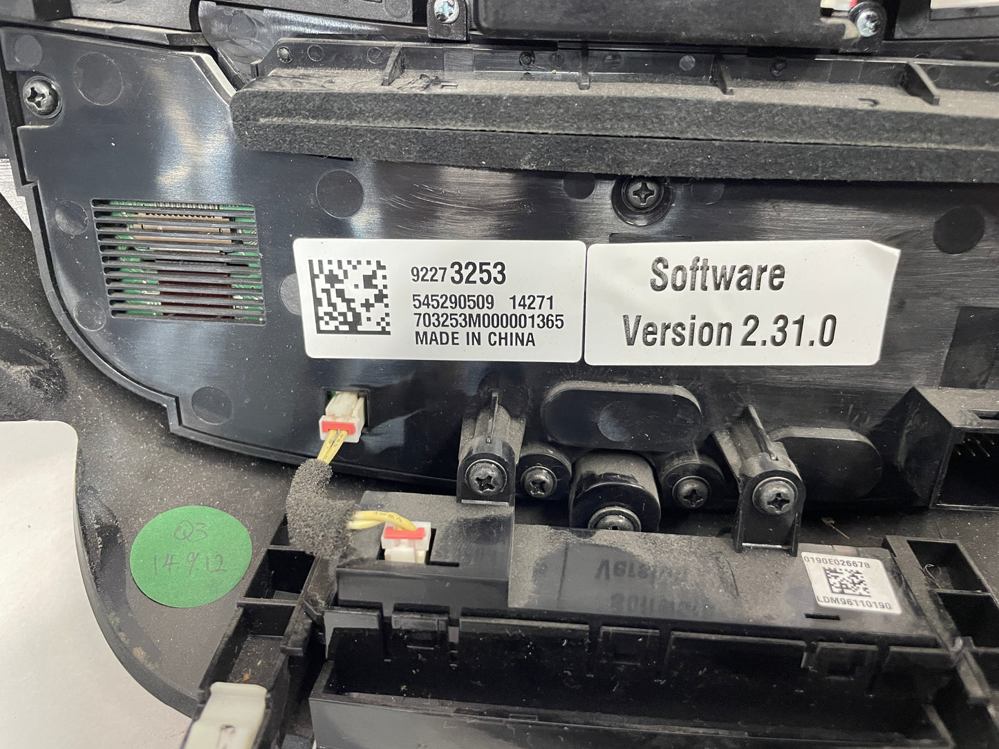 2015 Chevy SS Sedan HVAC Heat & A/C Controls Unit OEM - Day's Parts Yard