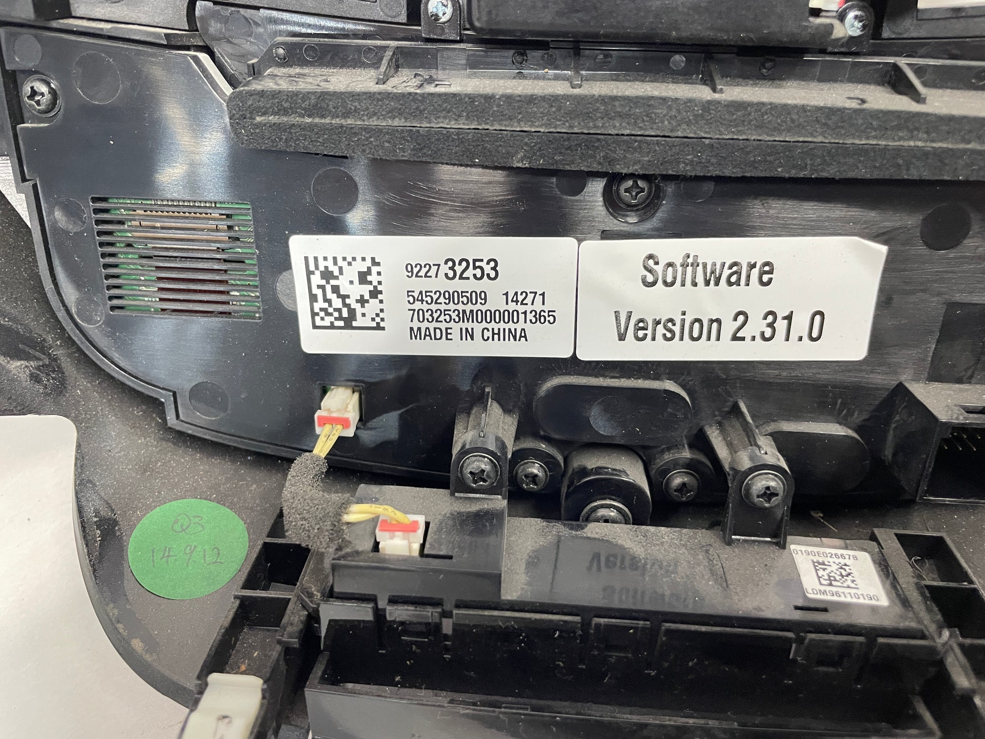 2015 Chevy SS Sedan HVAC Heat & A/C Controls Unit OEM - Day's Parts Yard