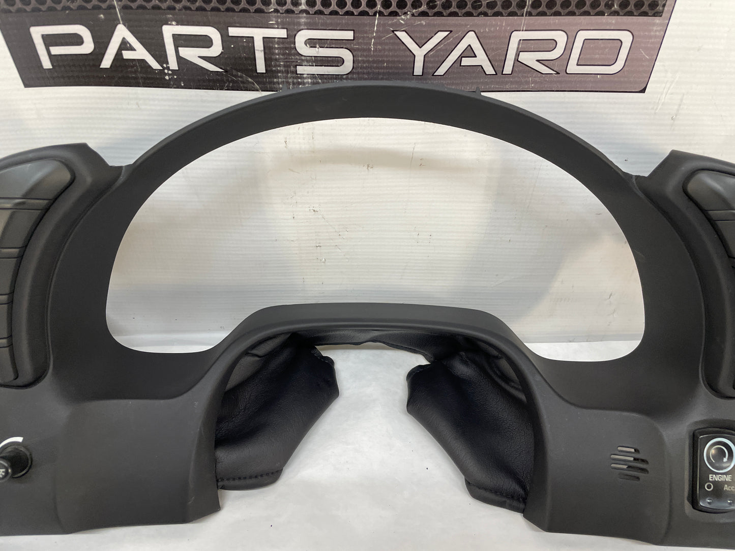 2008 Chevy C6 Corvette Gauge Cluster Speedometer Trim Bezel w/ DIC Control Switch OEM