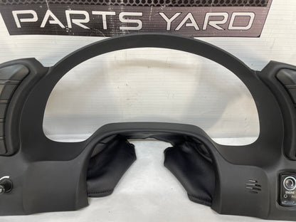 2008 Chevy C6 Corvette Gauge Cluster Speedometer Trim Bezel w/ DIC Control Switch OEM
