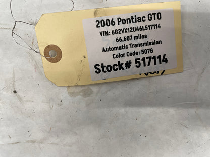 2006 Pontiac GTO Rear Suspension Stabilizer Sway Bar Brackets Clamps OEM