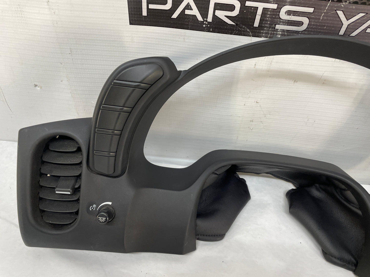 2008 Chevy C6 Corvette Gauge Cluster Speedometer Trim Bezel w/ DIC Control Switch OEM