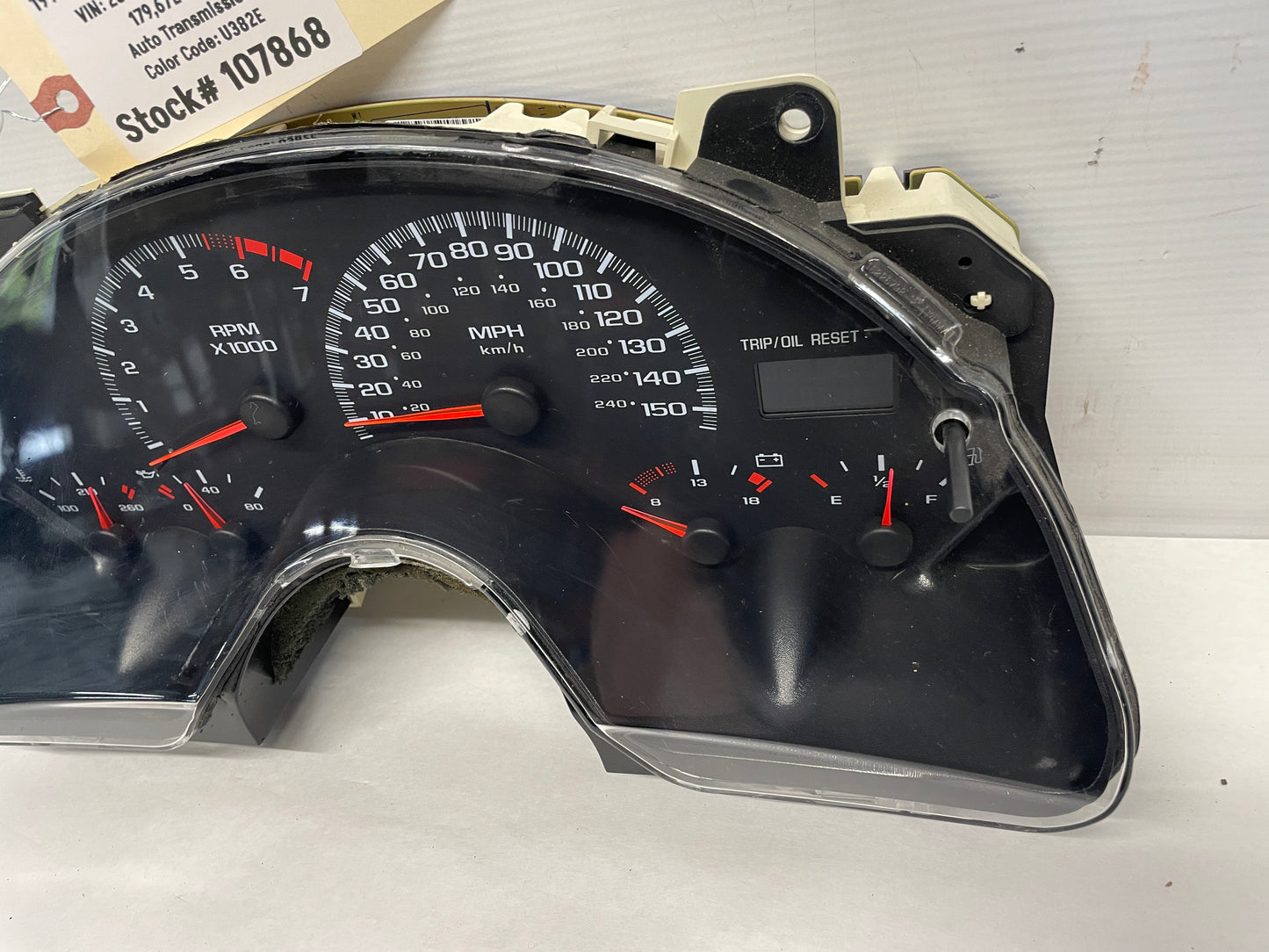 1999 Chevy Camaro Z28 Gauge Cluster Speedometer 179k OEM