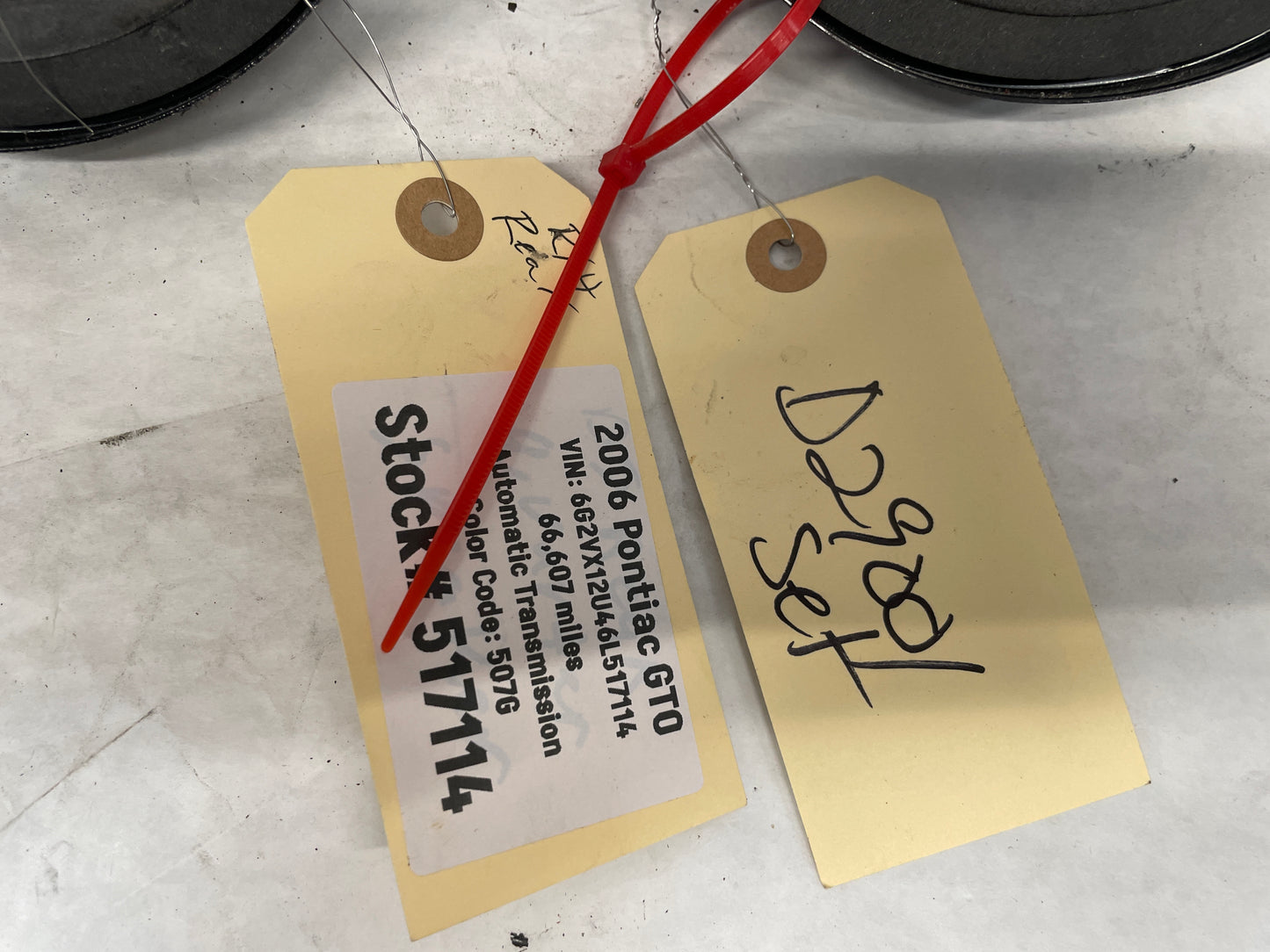 2006 Pontiac GTO Rear Quarter Door Panel Speaker Set OEM