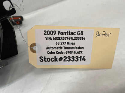 2009 Pontiac G8 Automatic Gear Selector Shifter Assembly OEM - Day's Parts Yard