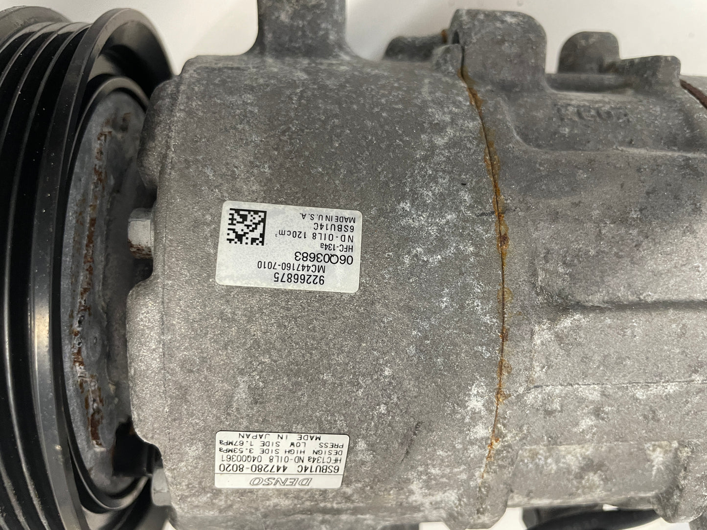 2014 Chevy SS Sedan AC A/C Compressor Air Conditioner OEM - Day's Parts Yard