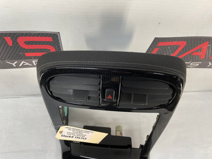 2008 Chevy C6 Corvette Carbon Radio Surround Bezel Center Dash Trim Panel OEM