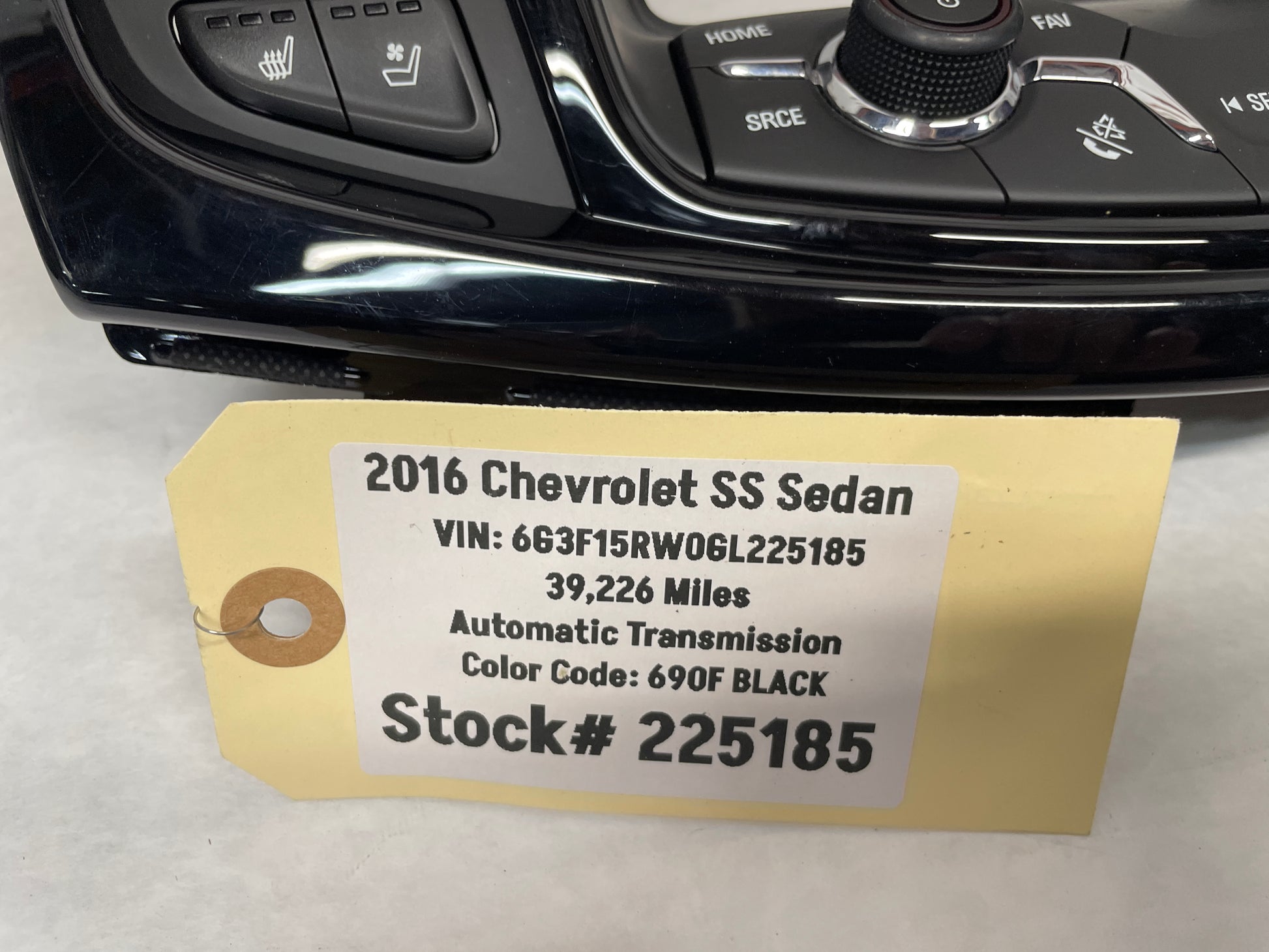 2017 Chevy SS Sedan Navigation Display Radio/ CD Player Face Plate Screen OEM - Day's Parts Yard