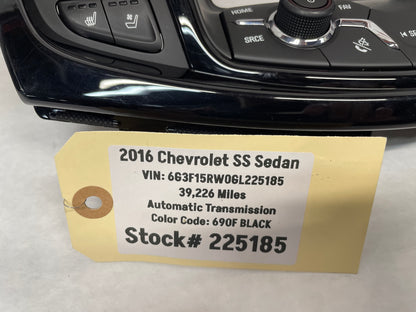 2017 Chevy SS Sedan Navigation Display Radio/ CD Player Face Plate Screen OEM - Day's Parts Yard