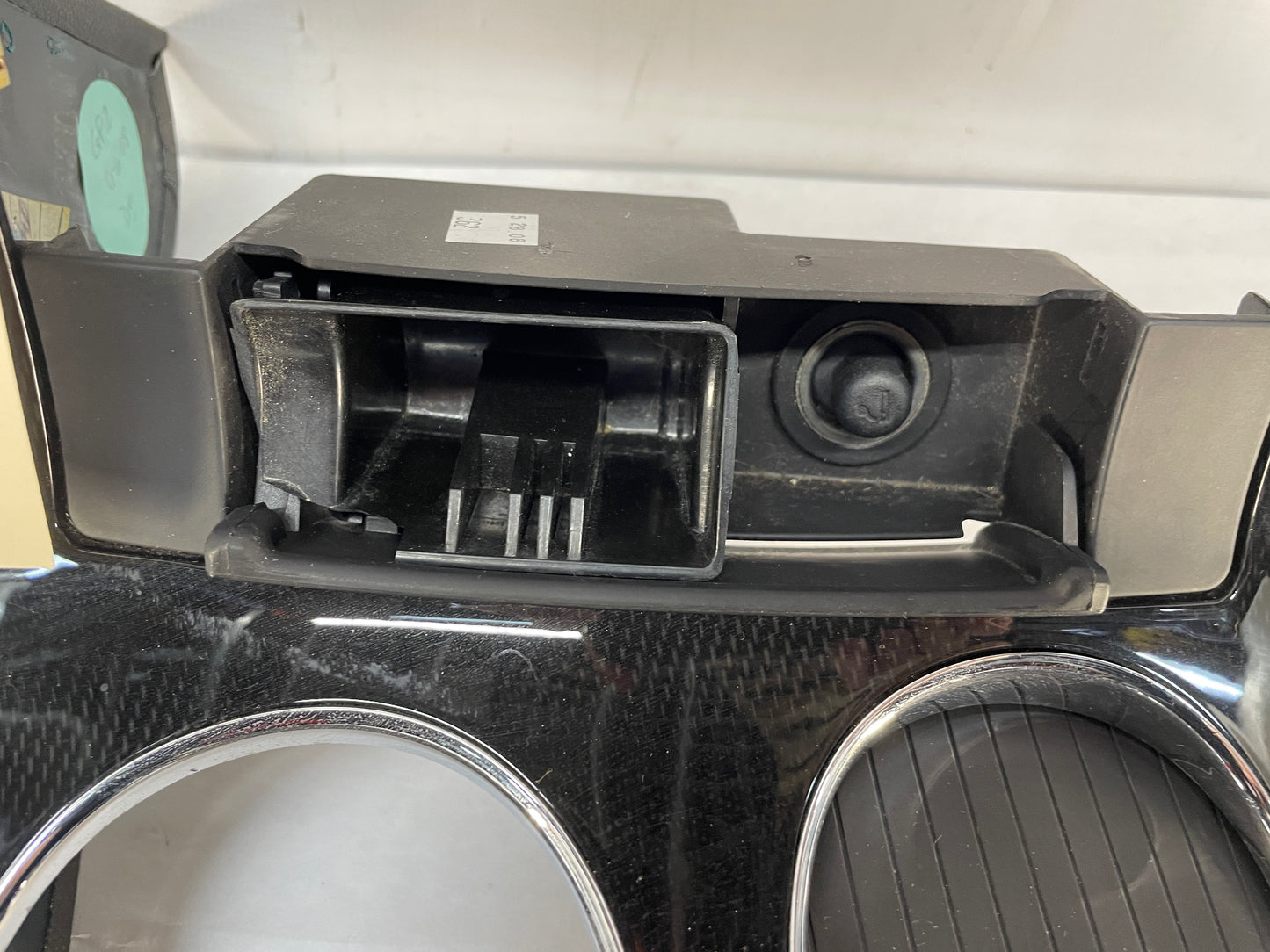 2008 Chevy C6 Corvette Carbon Radio Surround Bezel Center Dash Trim Panel OEM