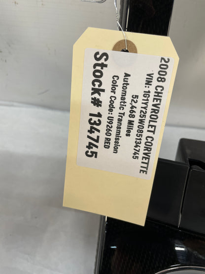 2008 Chevy C6 Corvette Carbon Radio Surround Bezel Center Dash Trim Panel OEM