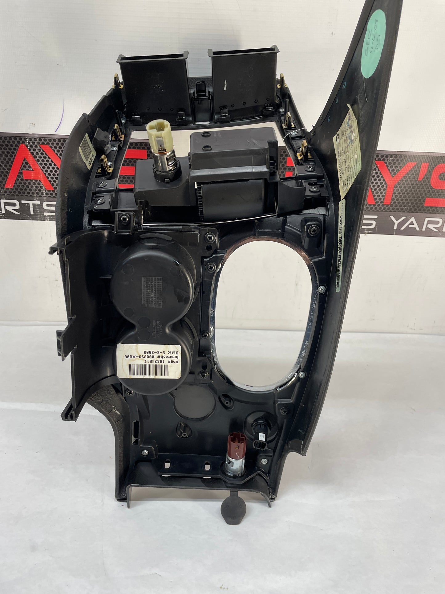 2008 Chevy C6 Corvette Carbon Radio Surround Bezel Center Dash Trim Panel OEM