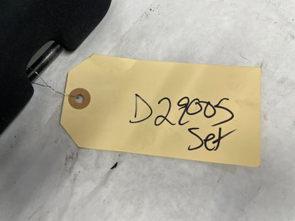 2006 Pontiac GTO RH & LH Sun Visors Shades Sunvisors w/ Clips OEM