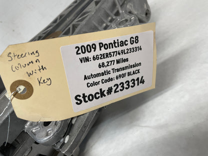2009 Pontiac G8 Steering Column w/ Key Assembly OEM - Day's Parts Yard