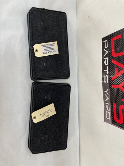 2008 Chevy C6 Corvette RH & LH Trunk Cargo Storage Cover Lid Door Cover Panel OEM