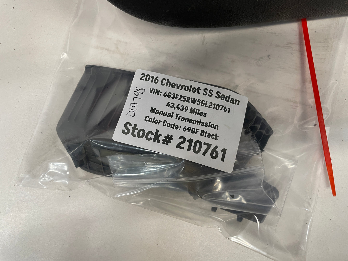 2016 Chevrolet SS Sedan RH Passenger Front Door Panel OEM