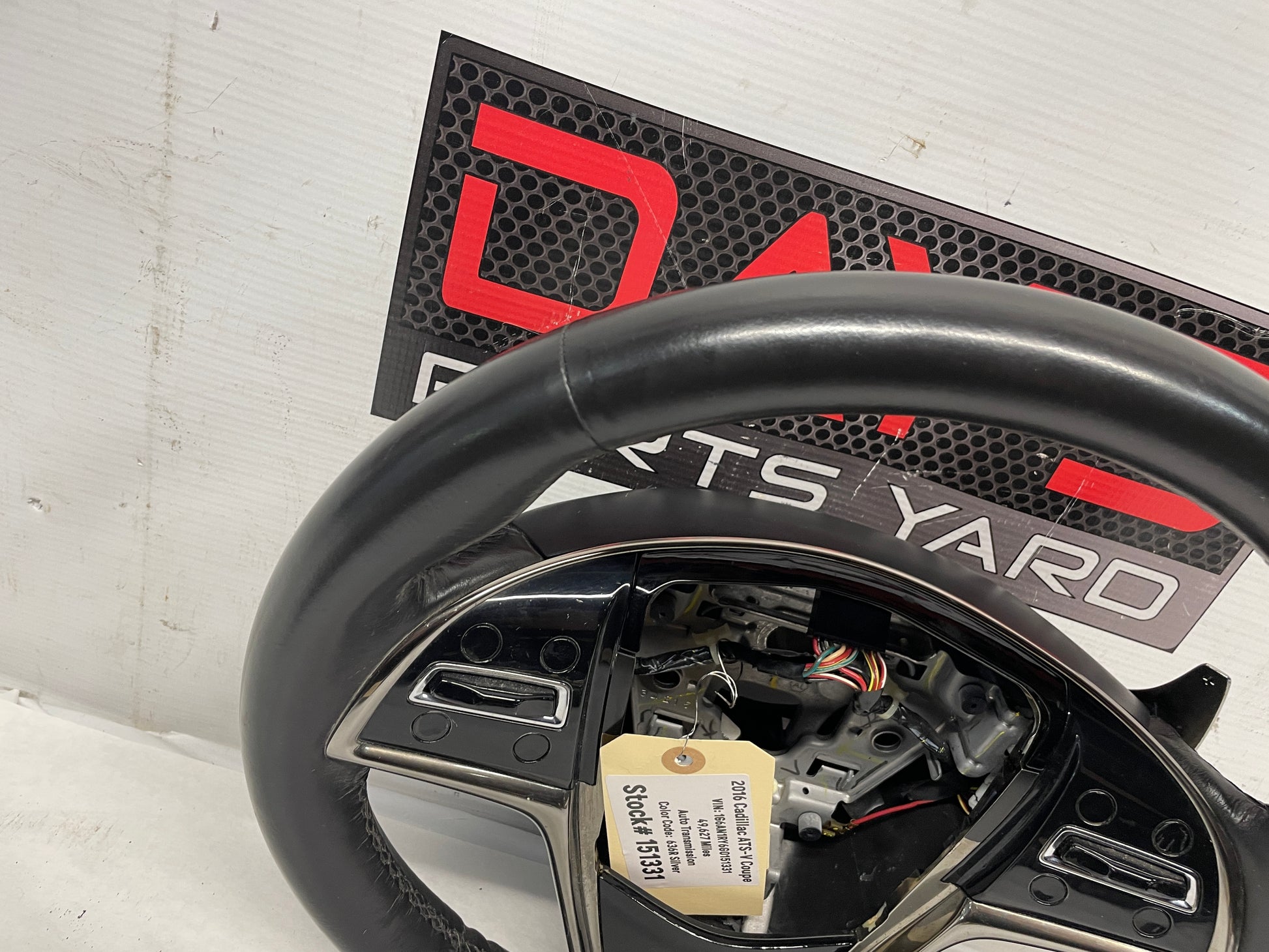 2016 Cadillac ATS-V Coupe Leather Steering Wheel OEM - Day's Parts Yard