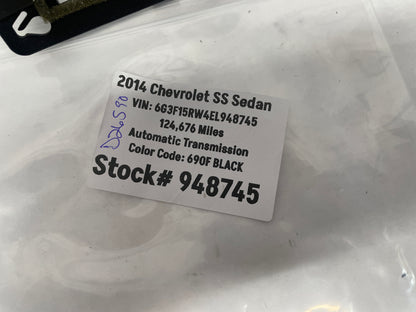 2014 Chevy SS Sedan Windshield Lane Departure Camera Module Bracket OEM