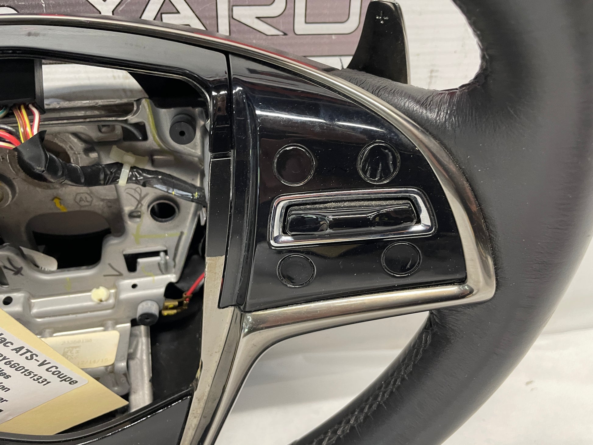 2016 Cadillac ATS-V Coupe Leather Steering Wheel OEM - Day's Parts Yard