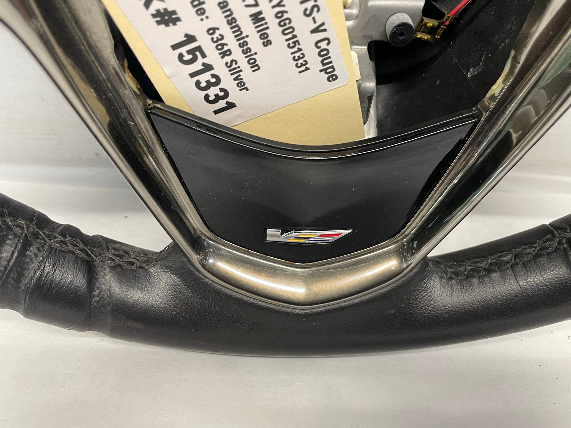 2016 Cadillac ATS-V Coupe Leather Steering Wheel OEM - Day's Parts Yard