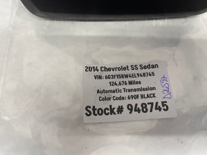 2014 Chevrolet SS Sedan Rearview Mirror Camera Cover Bezel Trim Molding OEM