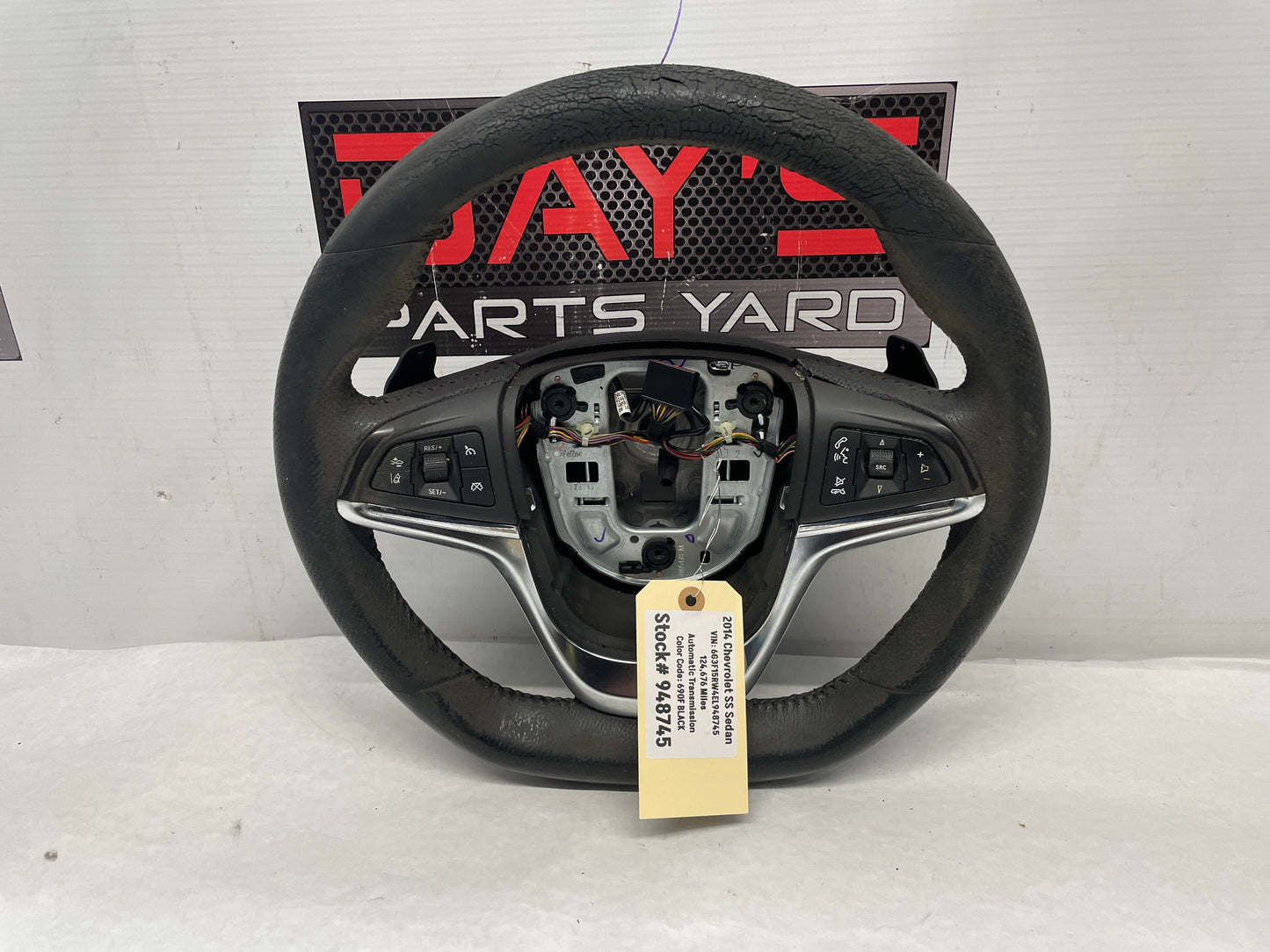 2014 Chevy SS Sedan Steering Wheel OEM